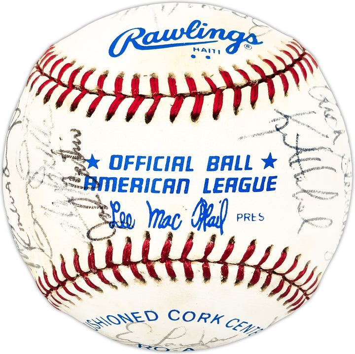 1982 Minnesota Twins Team Signed Official AL Baseball With 29 Signatures