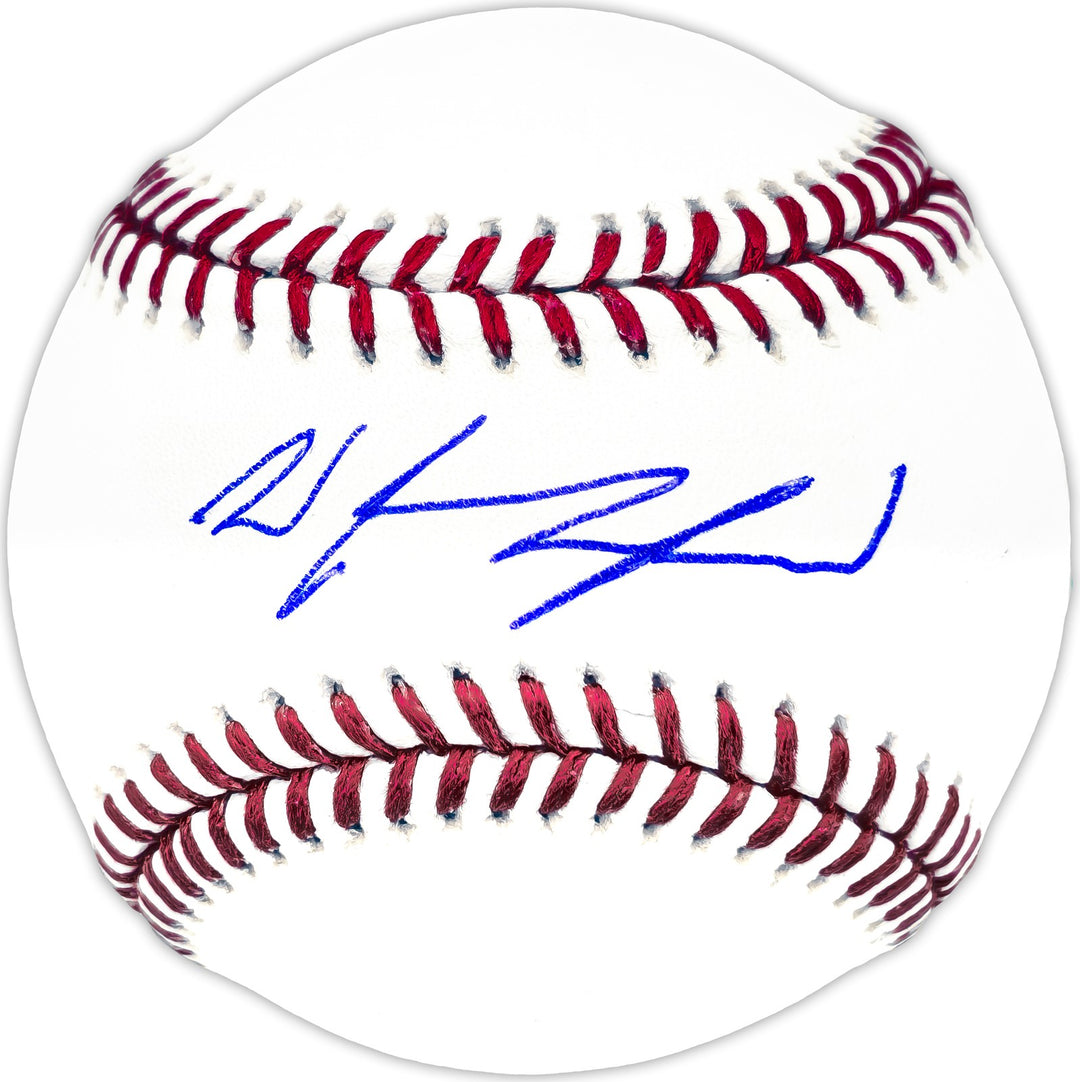Wyatt Langford Autographed Signed MLB Baseball Texas Rangers Fanatics & MLB Holo
