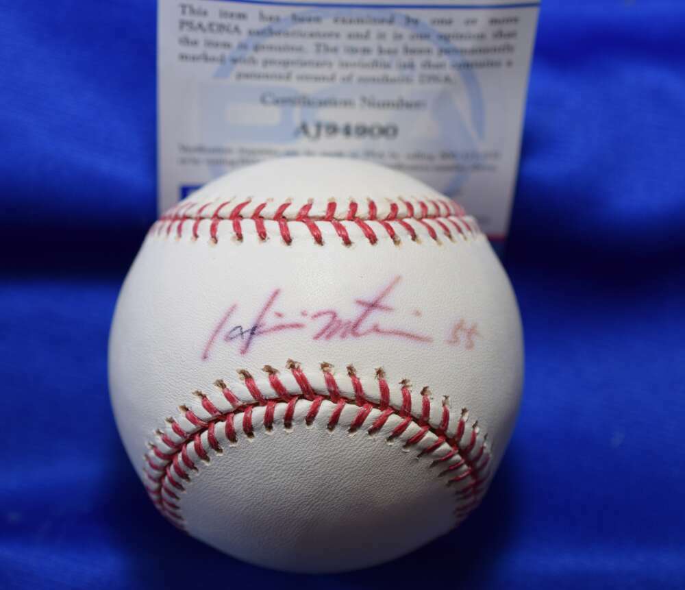 Hideki Matsui PSA DNA Coa Autograph Major League OML Signed Baseball