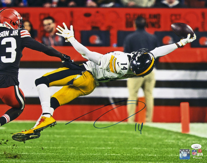 George Pickens Autographed Signed 16x20 Photo Pittsburgh Steelers JSA