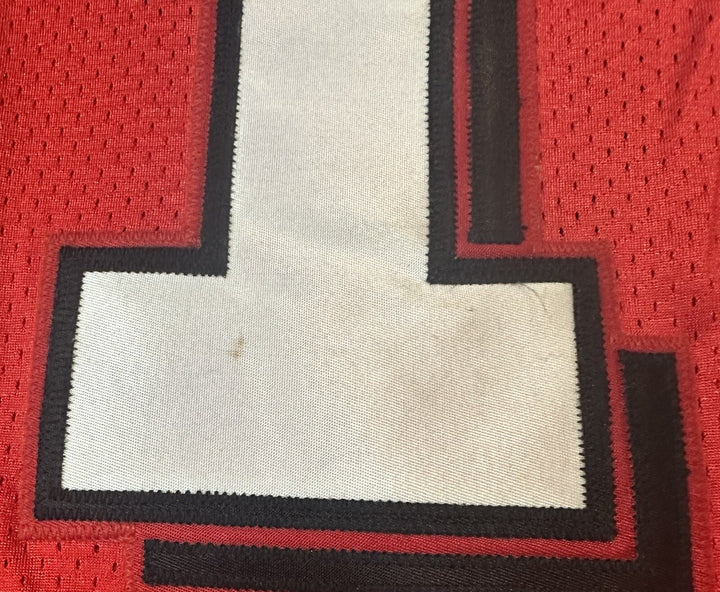 Keyshawn Johnson Jets AFC Wilson Authentic Game Used Issue Pro Bowl Patch Jersey