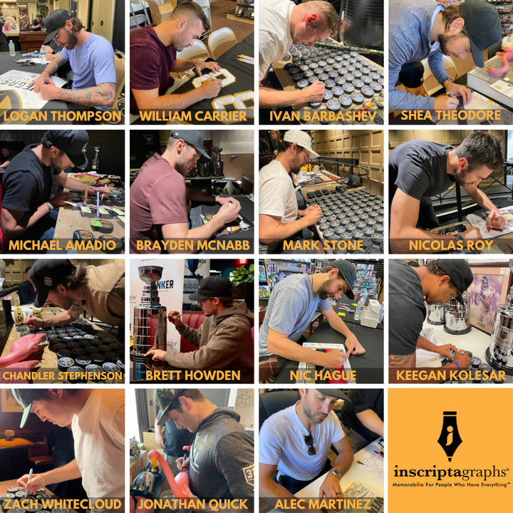 Chandler Stephenson Autographed 8x10 Photo Vegas Golden Knights Stanley Cup IGM