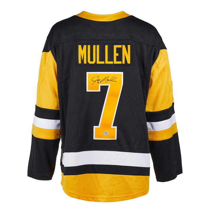 Joe Mullen Autographed Pittsburgh Penguins Fanatics Breakaway Jersey
