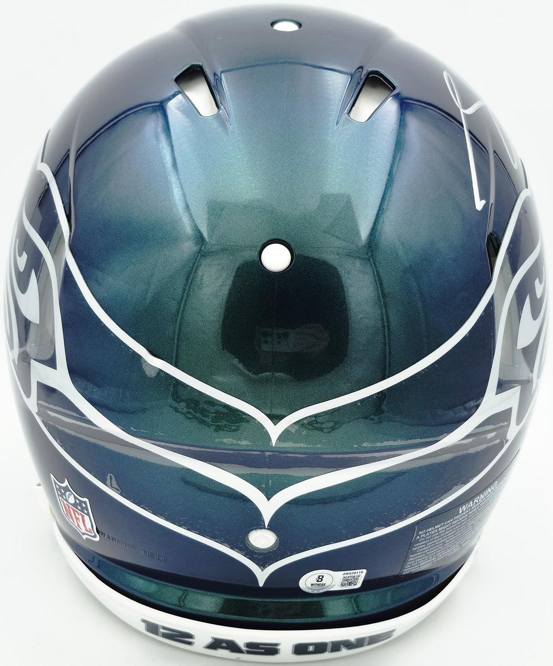Sam Darnold Auto Seahawks Rivalries Full Size Speed Authentic Helmet Beckett Wit
