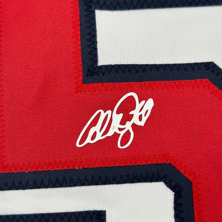 Facsimile Autographed Adam Wainwright St. Louis White Reprint Jersey Men's XL