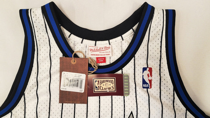 Magic Penny Hardaway Signed 1993-94 Mitchell Ness HWC White Jersey L PSA/DNA