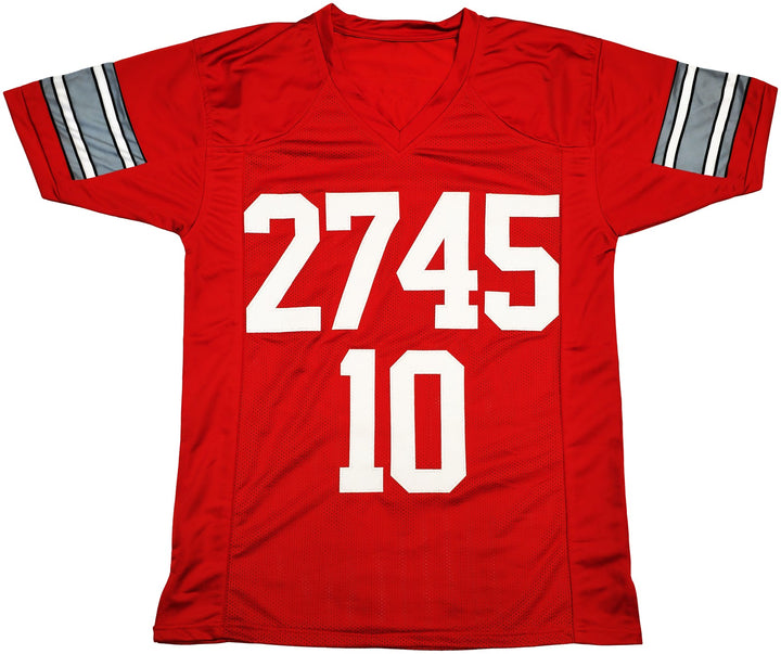 Ohio State Buckeyes Archie Griffin Eddie George Troy Smith Auto Jersey Heisman