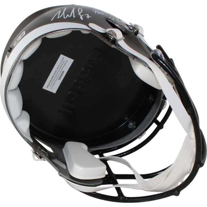Tampa Bay Buccaneers SB 37 Alstott Sapp +3 Signed F/S TB Helmet Beckett W 54861