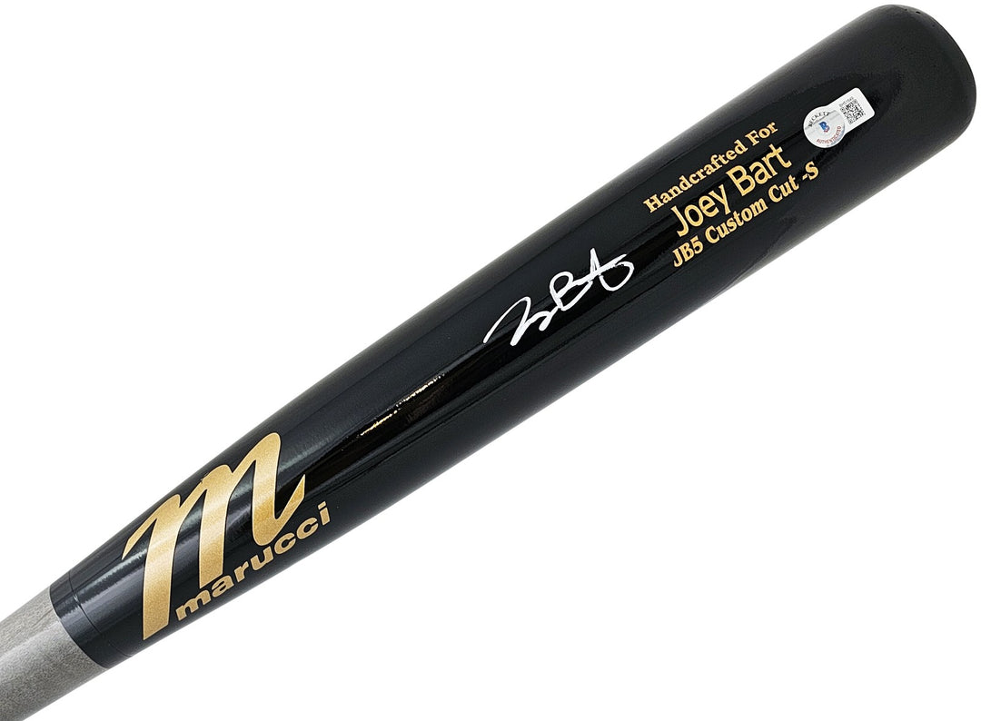 Joey Bart Signed Black Marucci Player Model Bat San Francisco Giants Beckett
