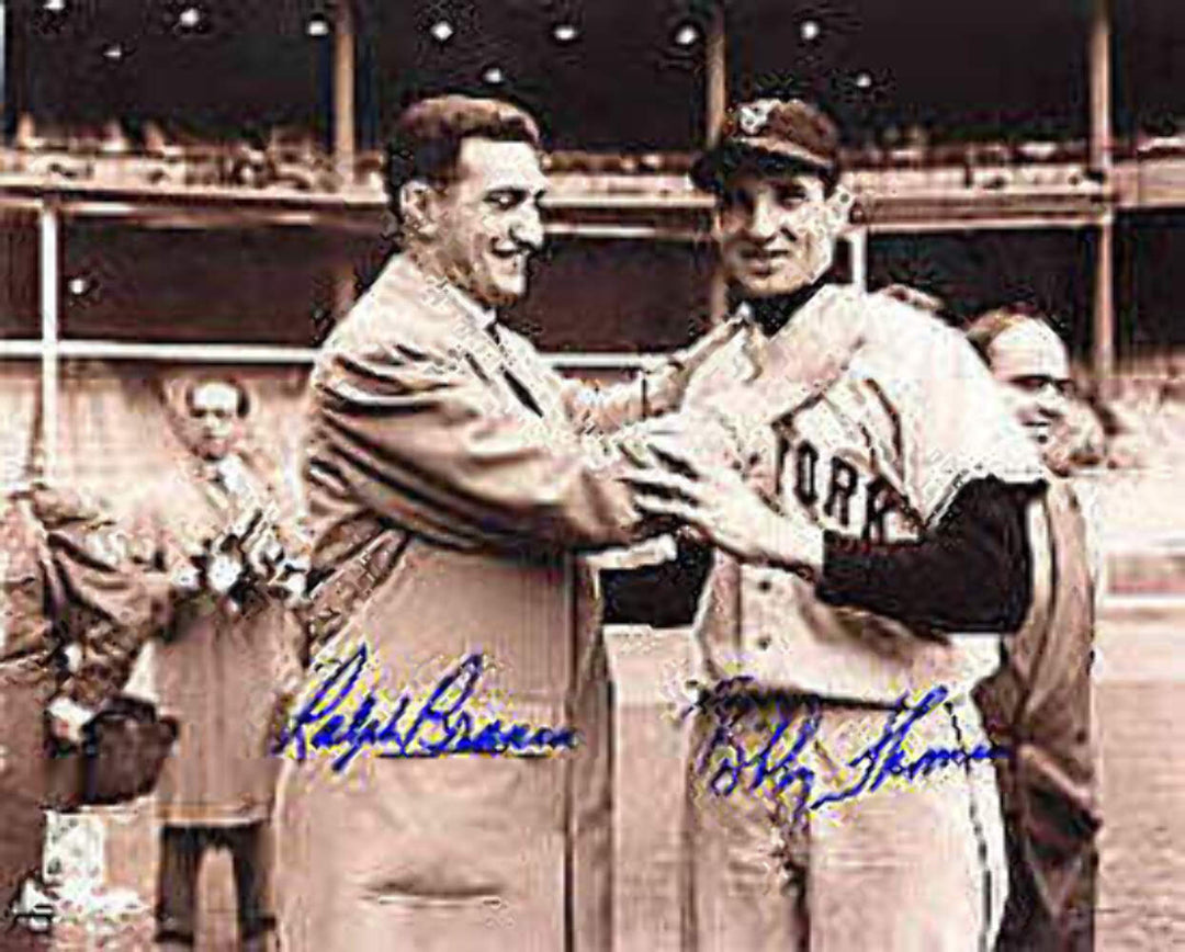 Branca & Thompson Autographed 8x10 Photo