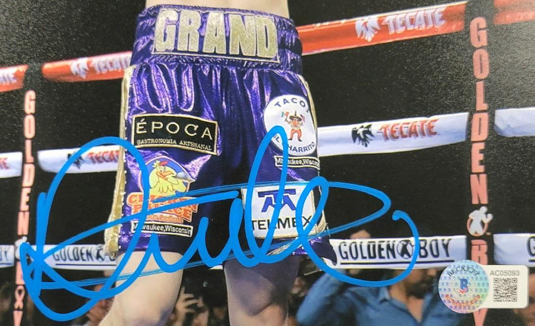Oscar Duarte signed 8x10 photo boxing autograph (A) ~ Beckett BAS