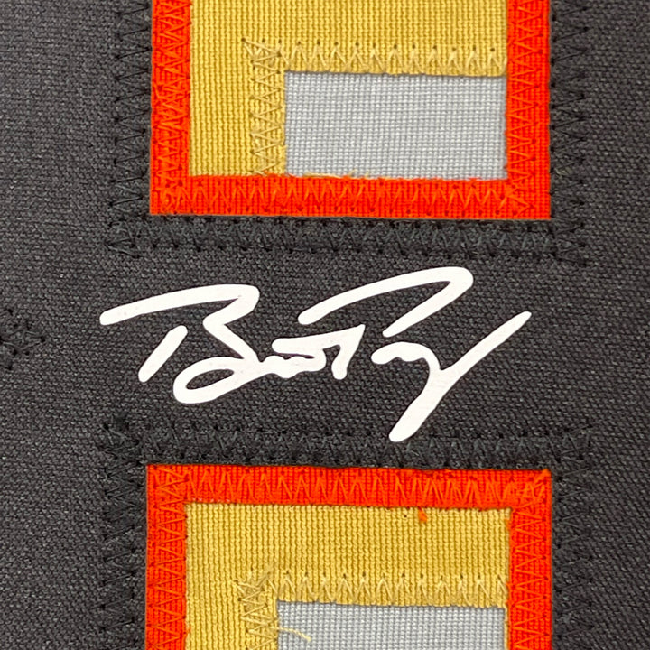 Framed Facsimile Autographed Buster Posey 33x42 Grey Reprint Laser Auto Jersey
