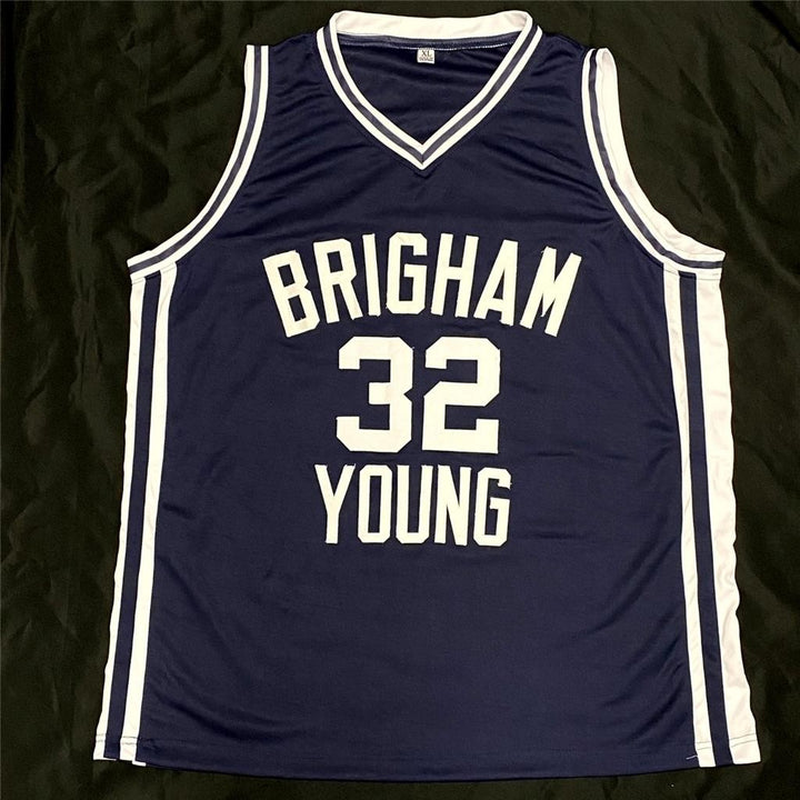 Jimmer Fredette signed inscribed "2011 NCAA POY" BYU Jersey autograph ~ JSA