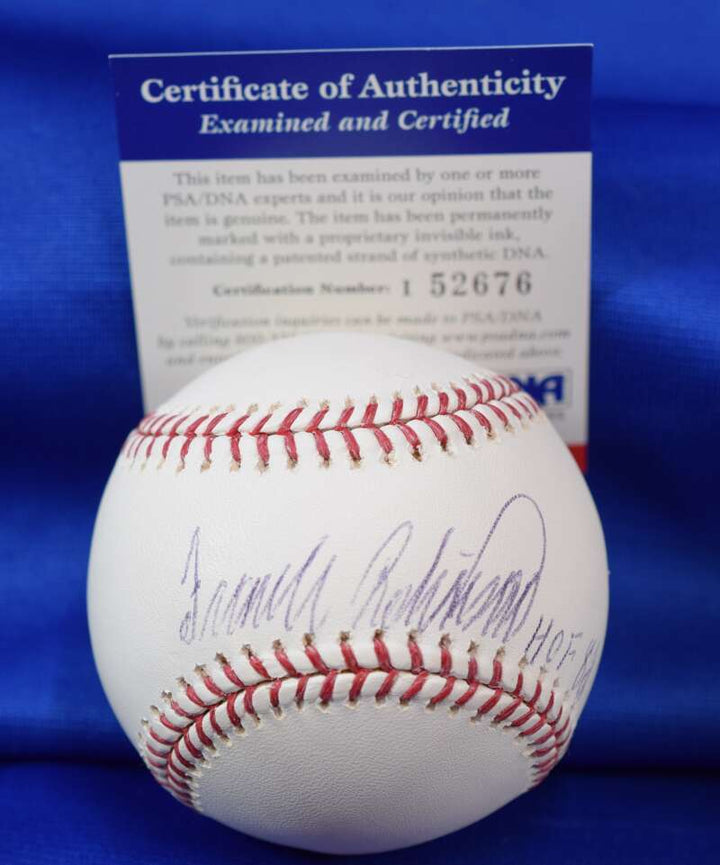 Frank Robinson PSA DNA Autograph Major League Signed Baseball HOF 82