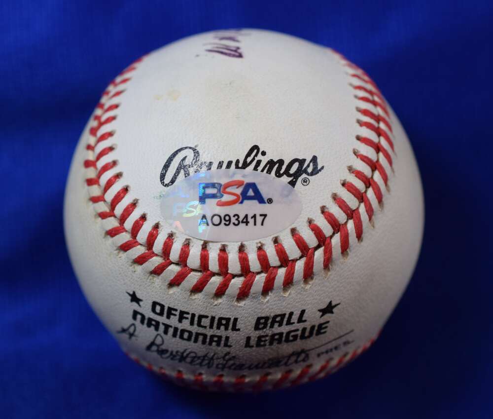 Bill Terry PSA DNA Autographed National League Signed Baseball