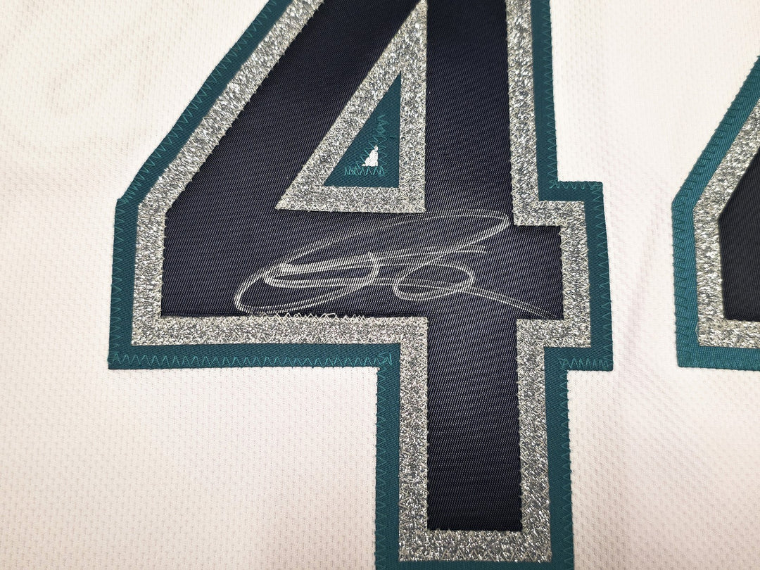 Mariners Julio Rodriguez Auto White Nike Authentic Collection Jersey 52 Beckett