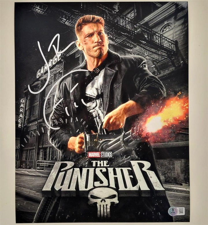 Jon Bernthal signed Marvel Punisher 11x14 photo sketch autograph ~ Beckett BAS