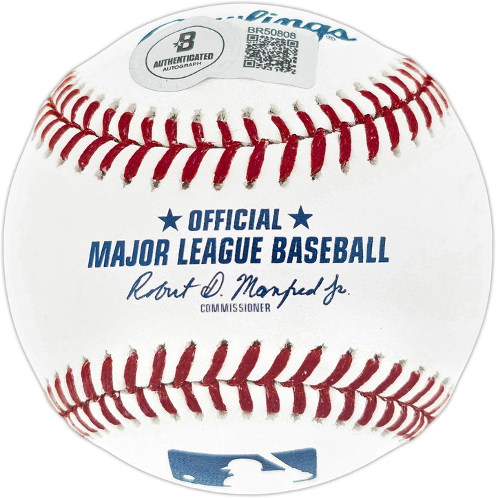 Dave Concepcion Signed MLB Baseball Reds "75-76 WSC" Beckett QR 253168