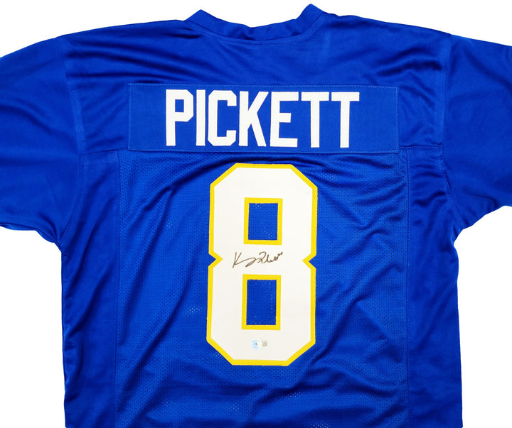 Pittsburgh Panthers Kenny Pickett Autographed Signed Blue Jersey Beckett