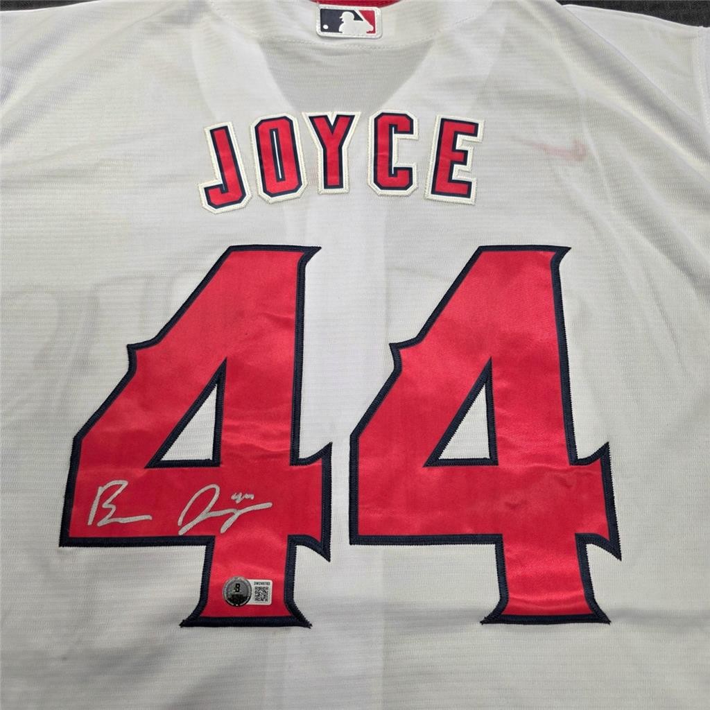 Ben Joyce signed Angels Jersey autograph ~ Beckett BAS