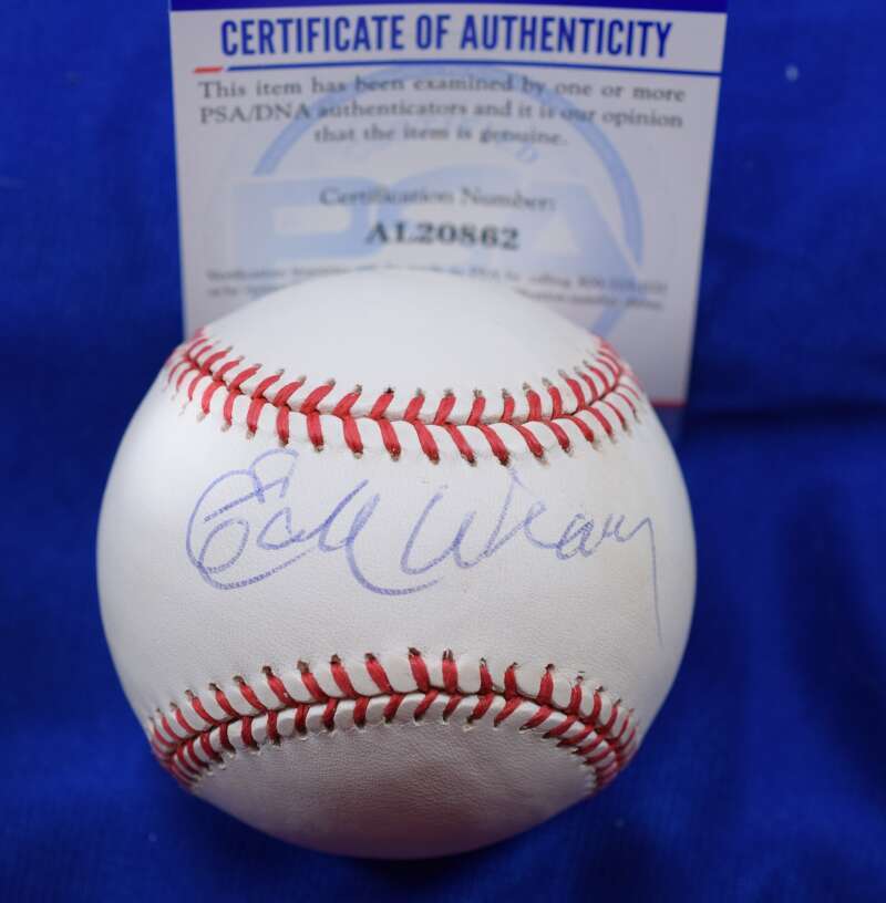 Earl Weaver PSA DNA Coa Autograph American League OAL Signed Baseball