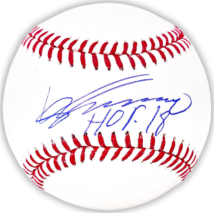 Vladimir Guerrero Sr. Signed MLB Baseball Anaheim Angels "HOF 18" Beckett Wit