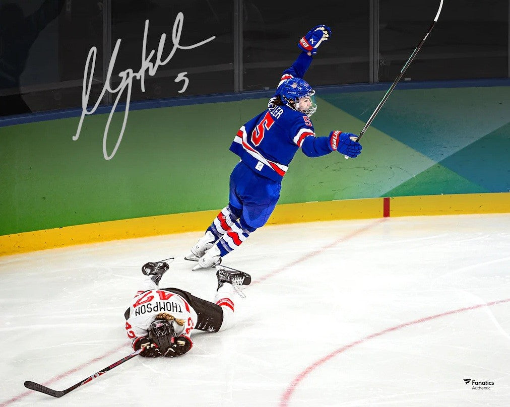 Megan Keller Signed 16x20 USA Hockey 2026 Olympic Gold Photo Fanatics