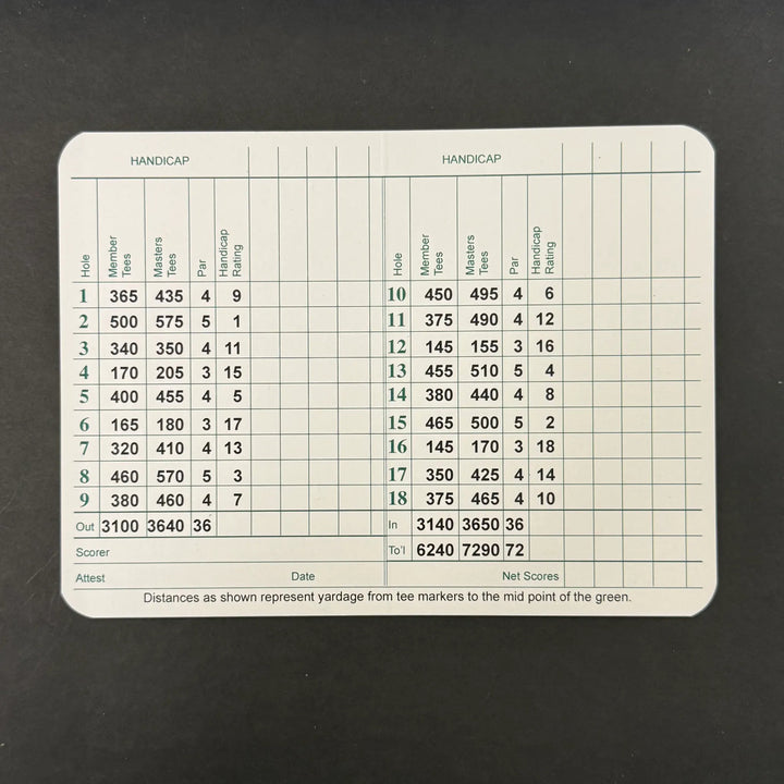 Sung-jae Im Signed Golf Masters Golf Scorecards PSA Autographed