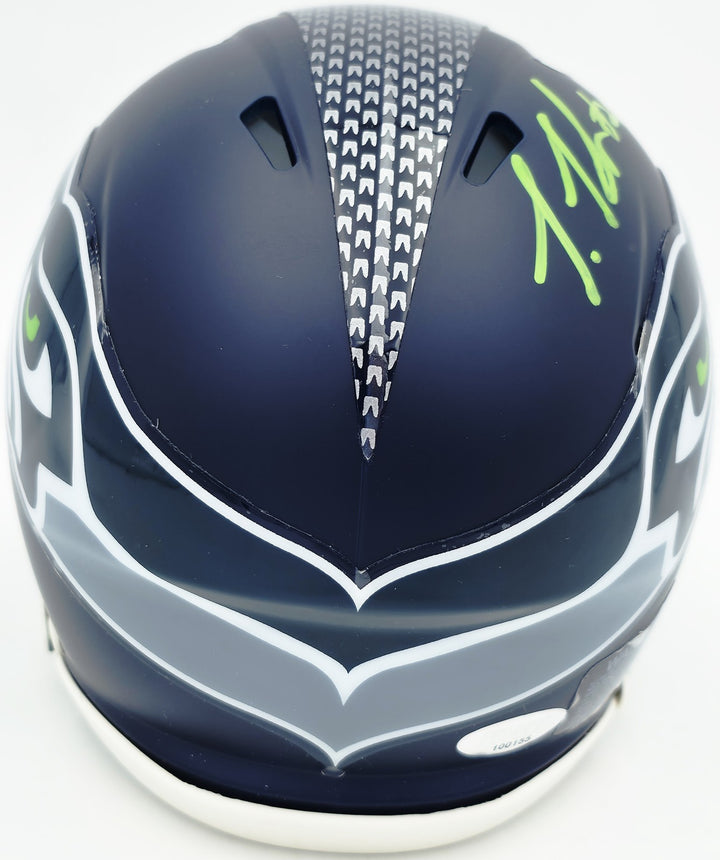 Josh Jobe Signed Seattle Seahawks Blue Speed Mini Helmet MCS Holo
