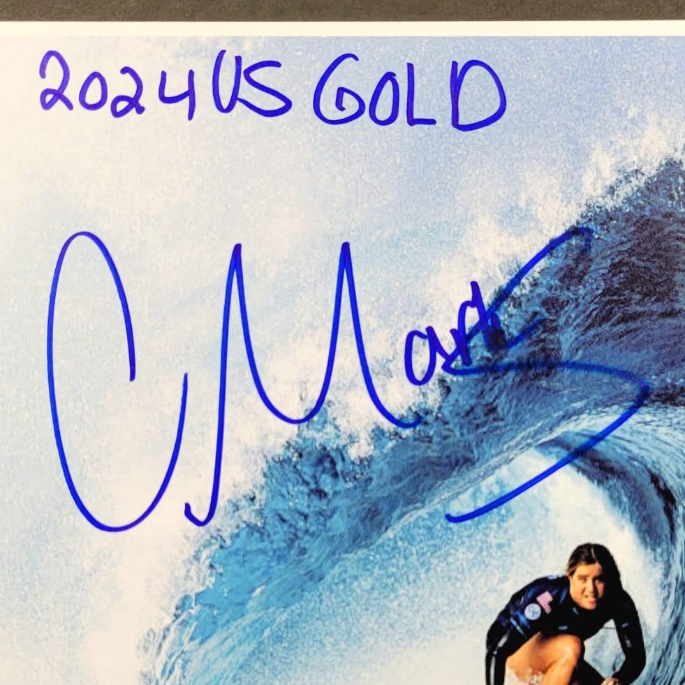 Caroline Marks signed "2024 US Gold" 8x10 Photo Surfer autograph ~ Beckett BAS
