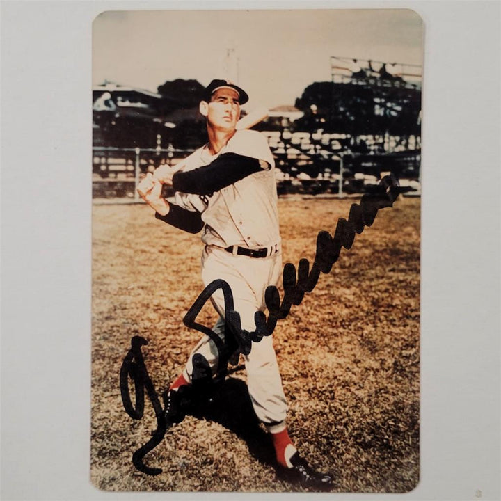 Ted Williams signed 3x5 Photo Boston Red Sox autograph ~ JSA