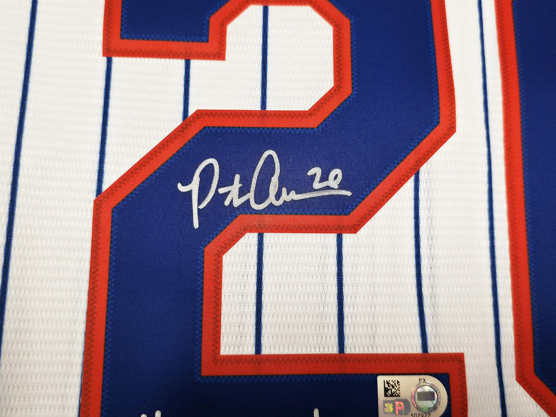 New York Mets Pete Alonso Signed White Nike Jersey Size XL Fanatics & MLB Holo