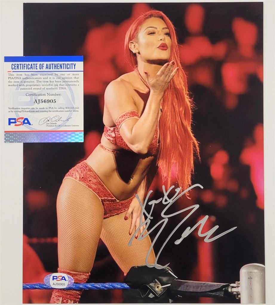 Eva Marie signed 8x10 photo autograph WWE Wrestling Diva ~ PSA/DNA COA (A)