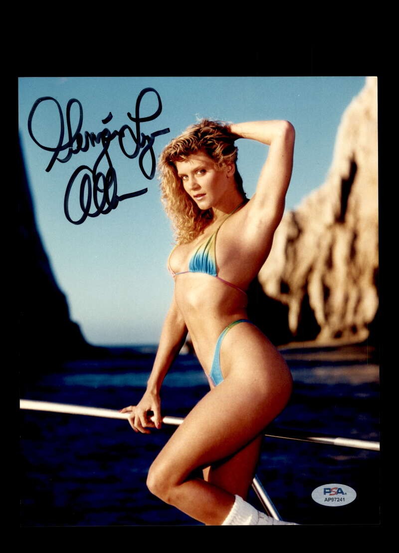 Ginger Lynn Allen PSA DNA Coa Signed 8x10 Photo Autograph