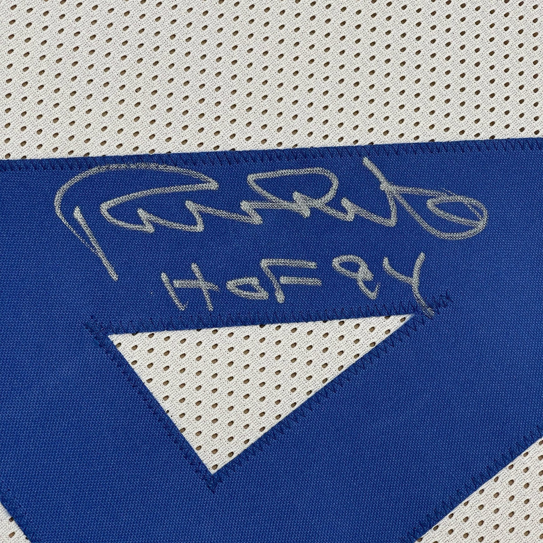Framed Signed Randy White HOF 94 35x39 Dallas White Jersey JSA COA