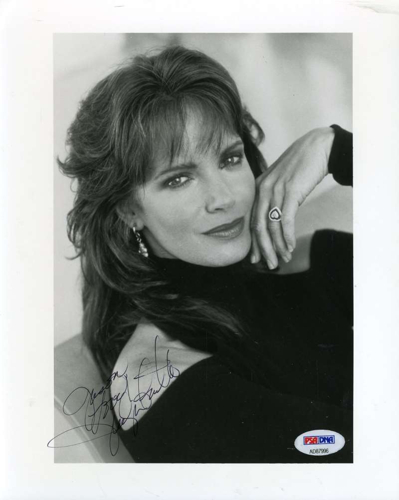 Jaclyn Smith Psa Dna Charlies Angels Hand Signed 8x10 Photo Autographed Authenti