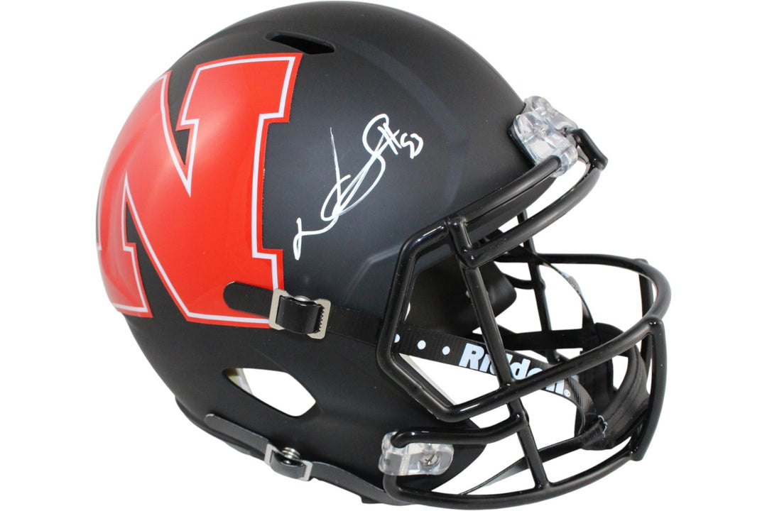 Ndamukong Suh Autographed Nebraska Cornhuskers F/S AMP Helmet Beckett WIT 52777