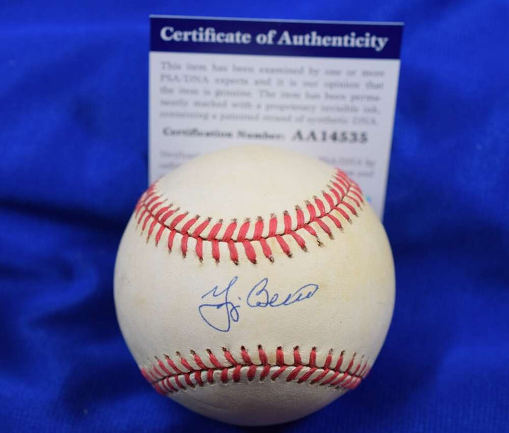 Yogi Berra PSA DNA Coa Autograph American League OAL Signed Baseball