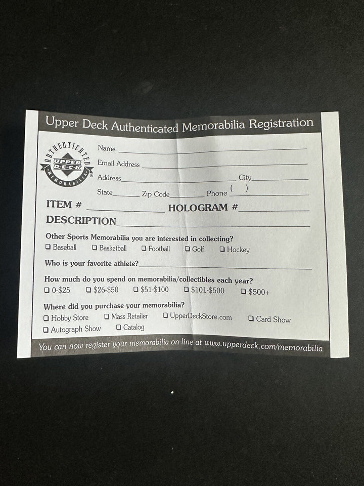 Sandy Koufax Dodgers Signed MLB Baseball UDA Upper Deck Authentic Gem Mint Auto