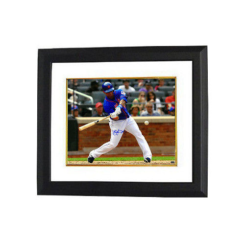 Juan Lagares signed New York Mets 16x20 Photo #12 Custom Framed - Leaf Hologram