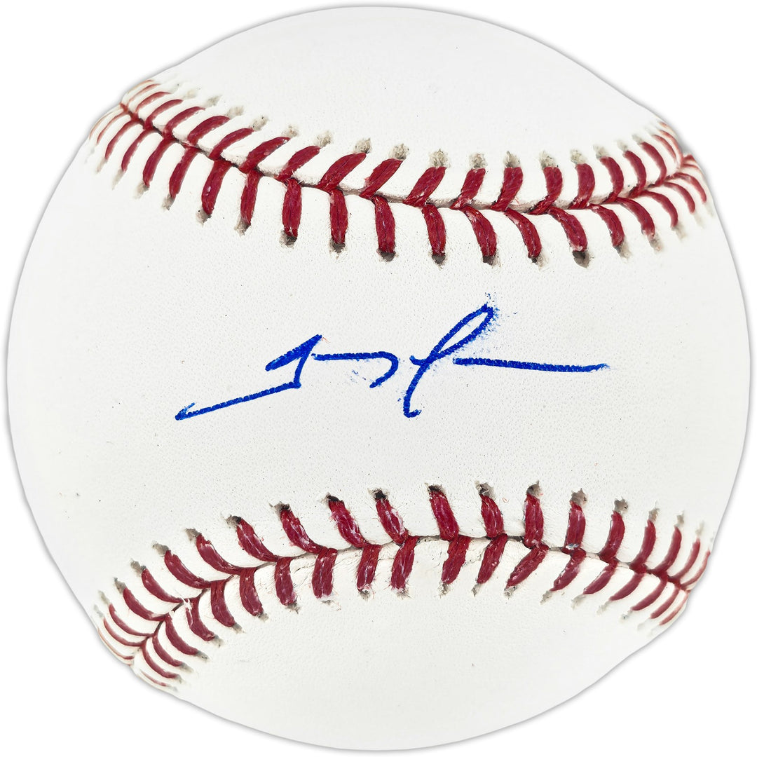 Trevor Hoffman Signed MLB Baseball Padres (Smudged) Beckett Wit