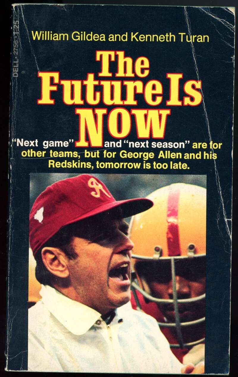 George Allen PSA DNA Autograph The Future Is Now Book Signed