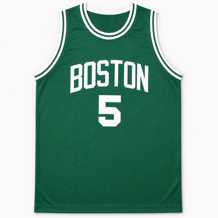 Boston Celtics Kevin Garnett Signed Green Jersey Beckett BAS Witness