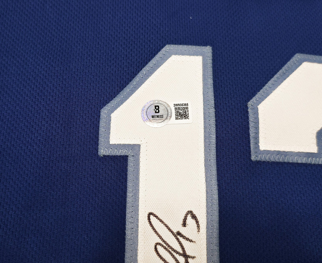 Royals Salvador Perez Auto Blue Nike Authentic Collection Jersey Size 52 Beckett