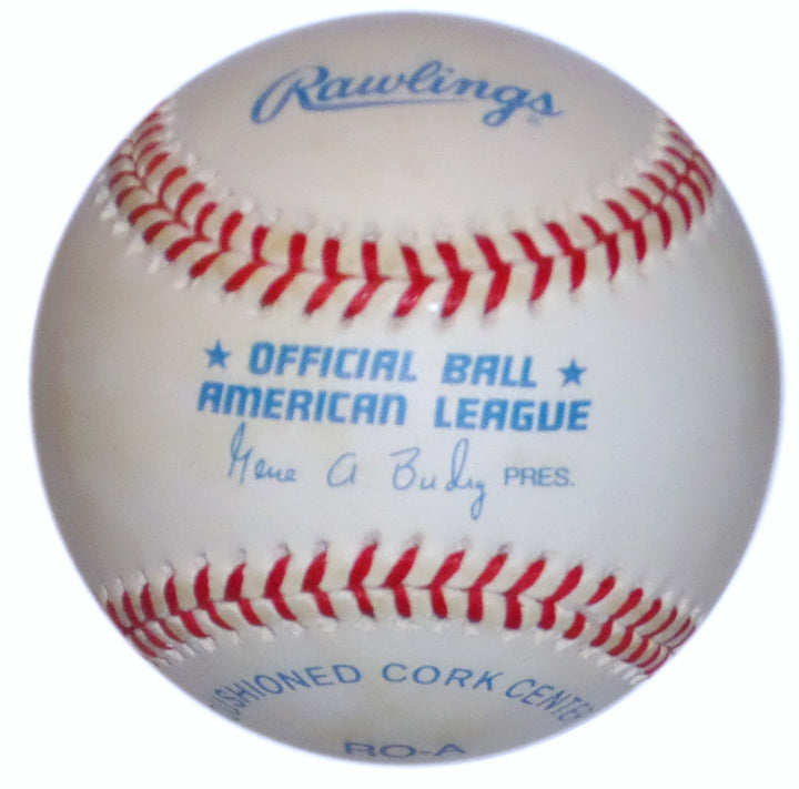 MIKE TORREZ + BUCKY DENT DUAL SIGNED OAL BALL NY YANKEES BOSTON RED SOX AUTOS