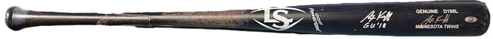 Alex Kirilloff signed 2018 Louisville Slugger Game Used Player Model D195L Bat