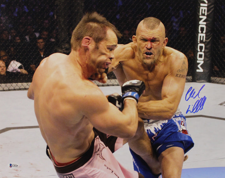 Chuck Liddell Autographed/Signed UFC 16x20 Photo Beckett 22076