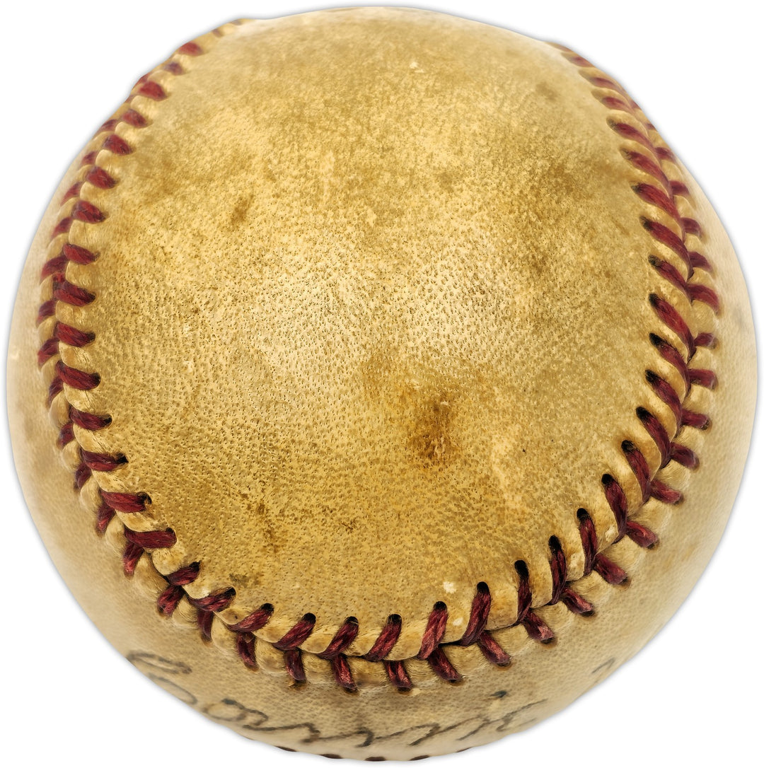 Connie Mack Signed Official League Baseball Philadelphia A's Beckett #AE31059