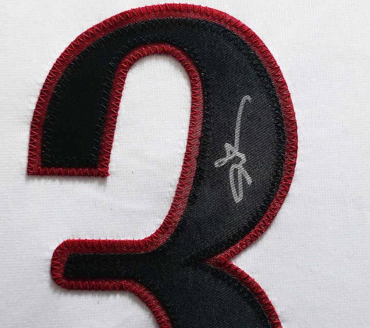 Philadelphia 76ers Allen Iverson Signed Framed White Jersey BAS Witness