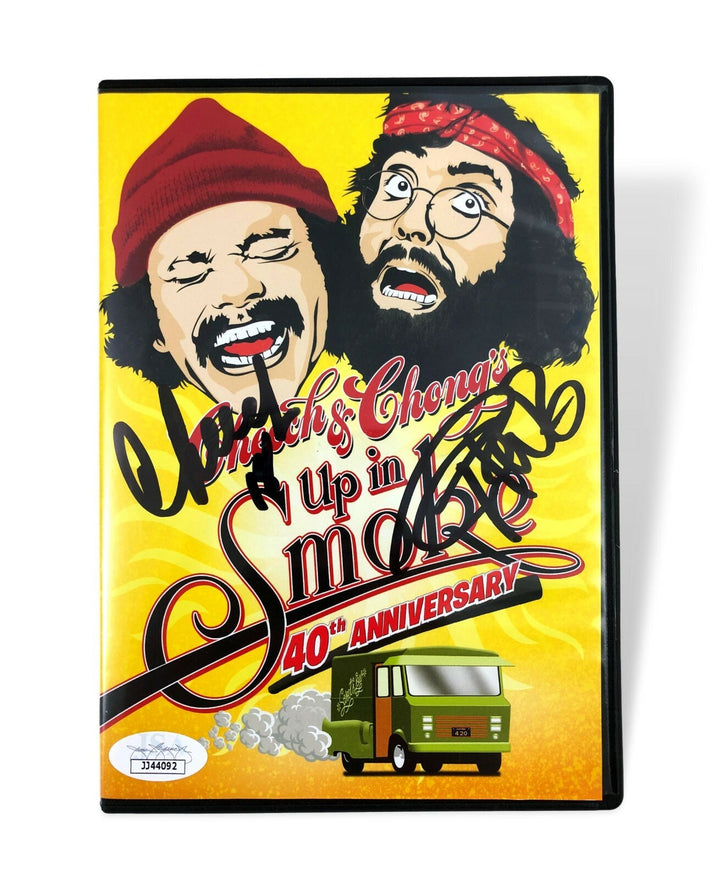 Cheech & Chong Dual Signed "Up In Smoke" DVD Movie JSA COA Autograph Marin Chong